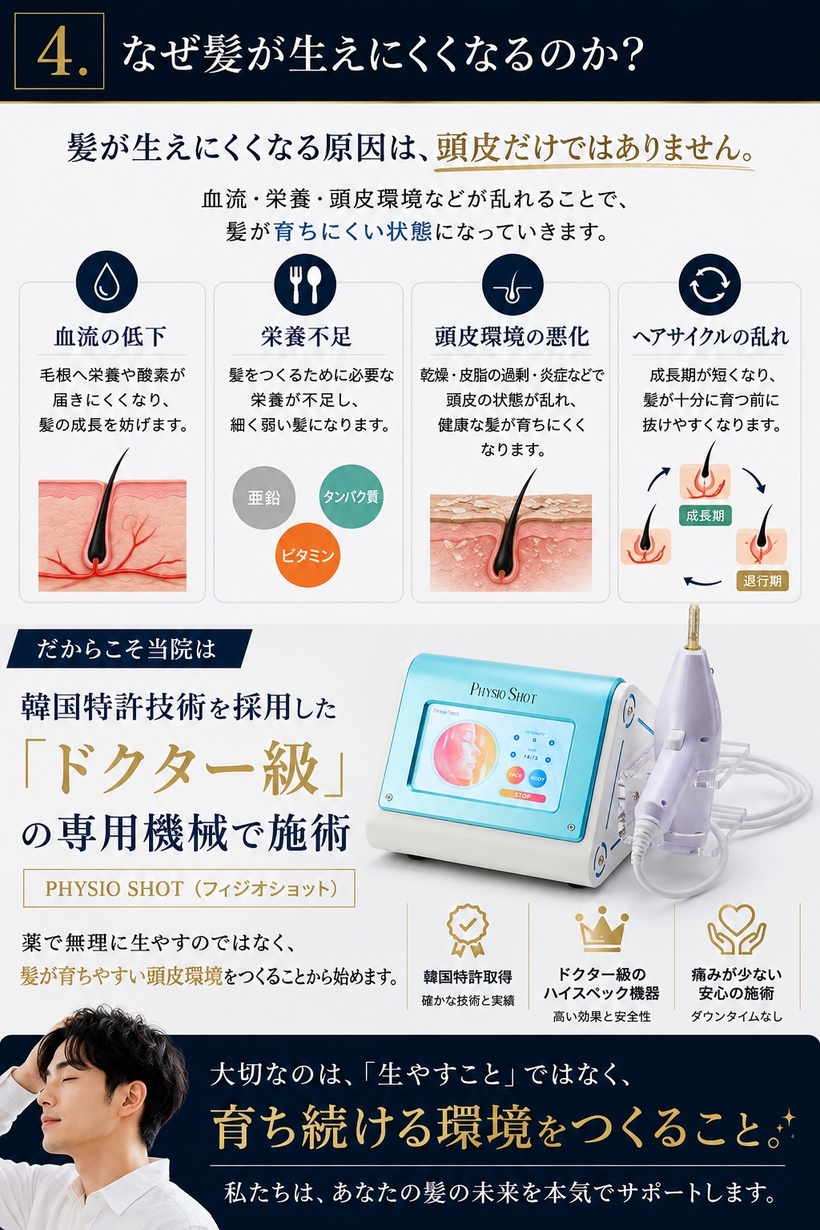 なぜ髪が生えるのか